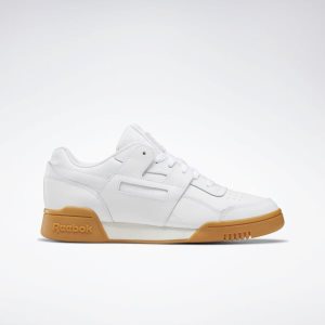 Adidasy Damskie Reebok Workout Lo Plus Białe PL 08NWIAY